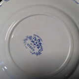 6 plates Sarreguemines Iron Land