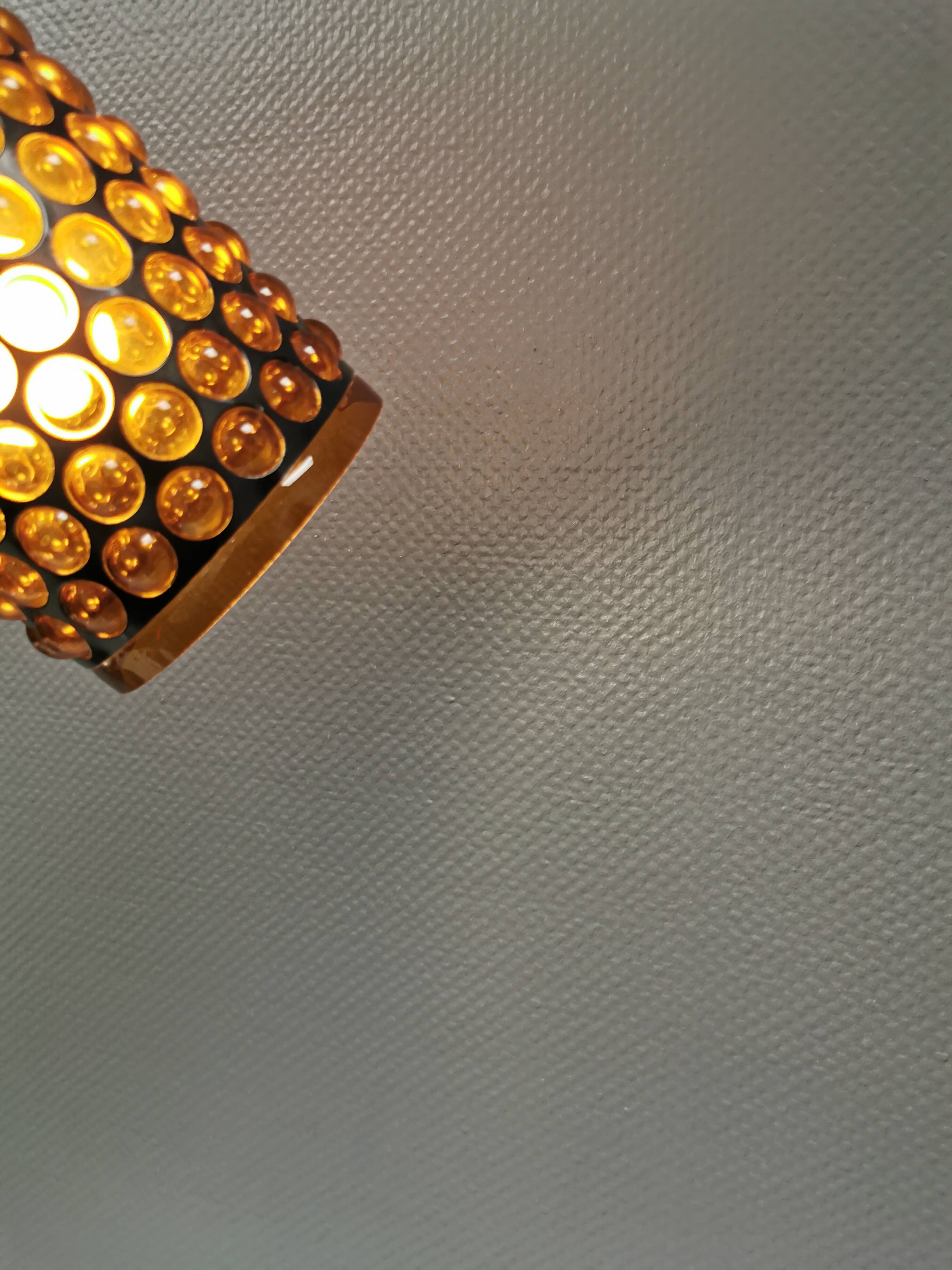 Vintage hanging lamp estimated from the 1980s.