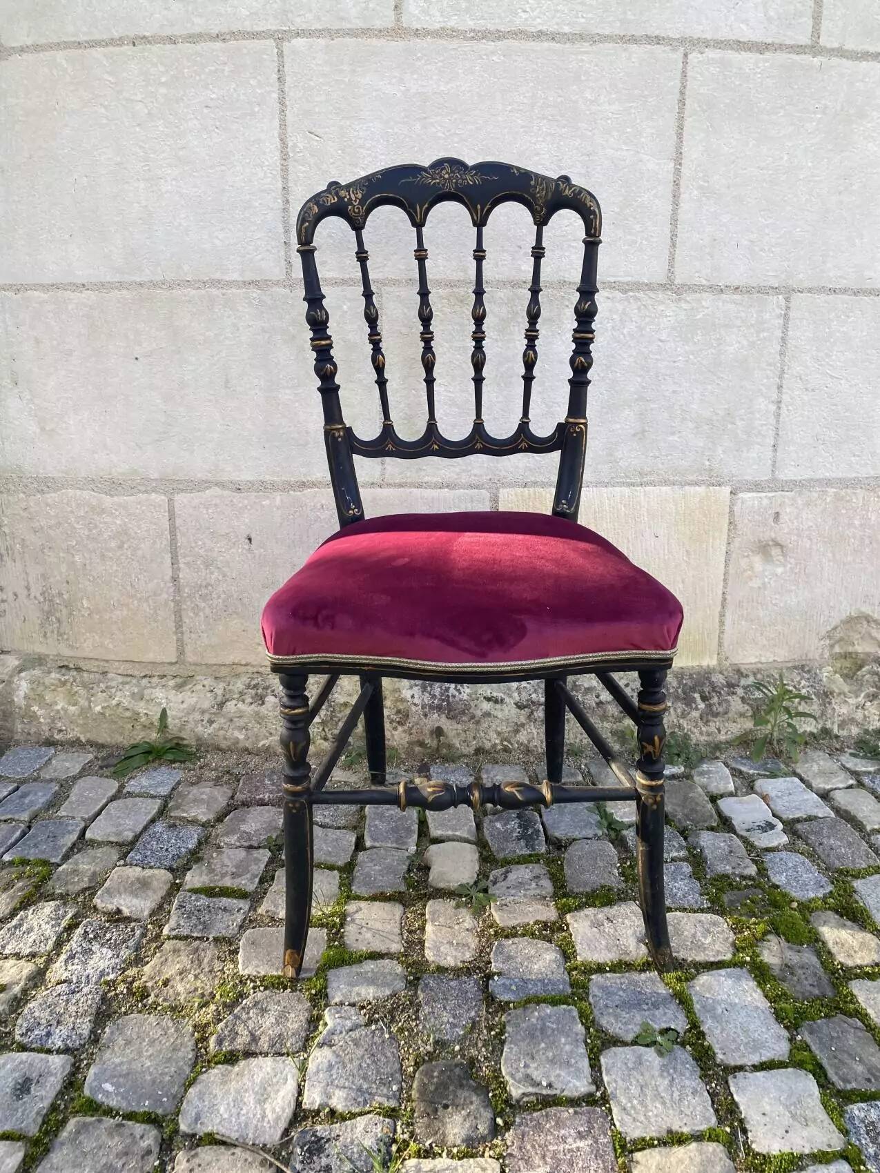 Chaise époque Napoléon III, restaurée