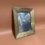 brass mirror attributed to christian echoueyres