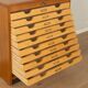 Classic tambour door cabinet from the 1960s