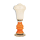 Lampe italienne orange & verre opaque 70's