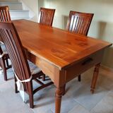 Farm table in cherry