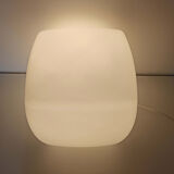 Vintage 1970s light light lamp in white plastic