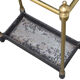 Porte-parapluie en laiton vintage