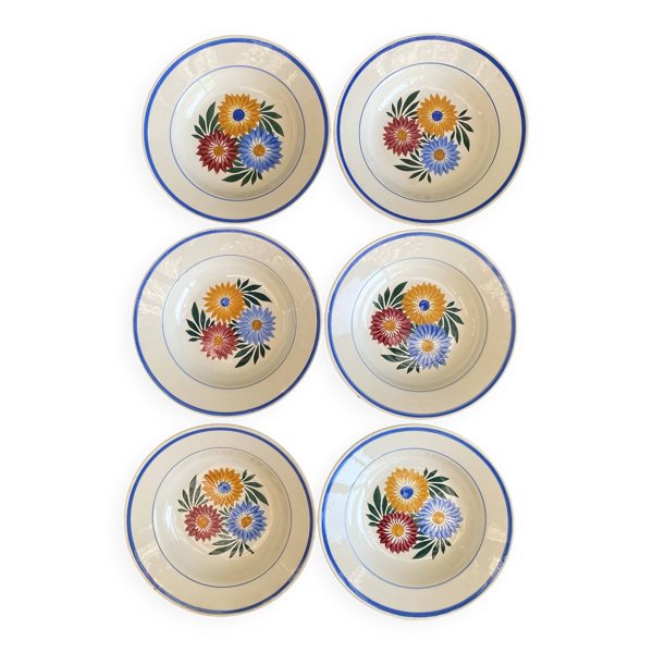 Assiettes creuses terre de fer