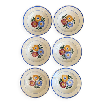 Assiettes creuses terre de fer