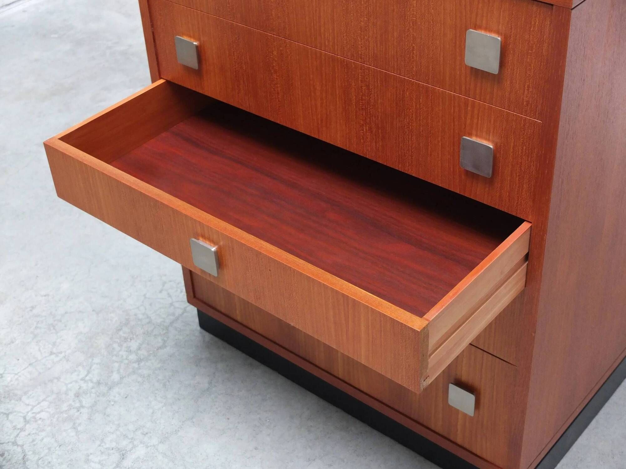 Teak chest of drawers by Alfred Hendrickx for Belform, 1960s