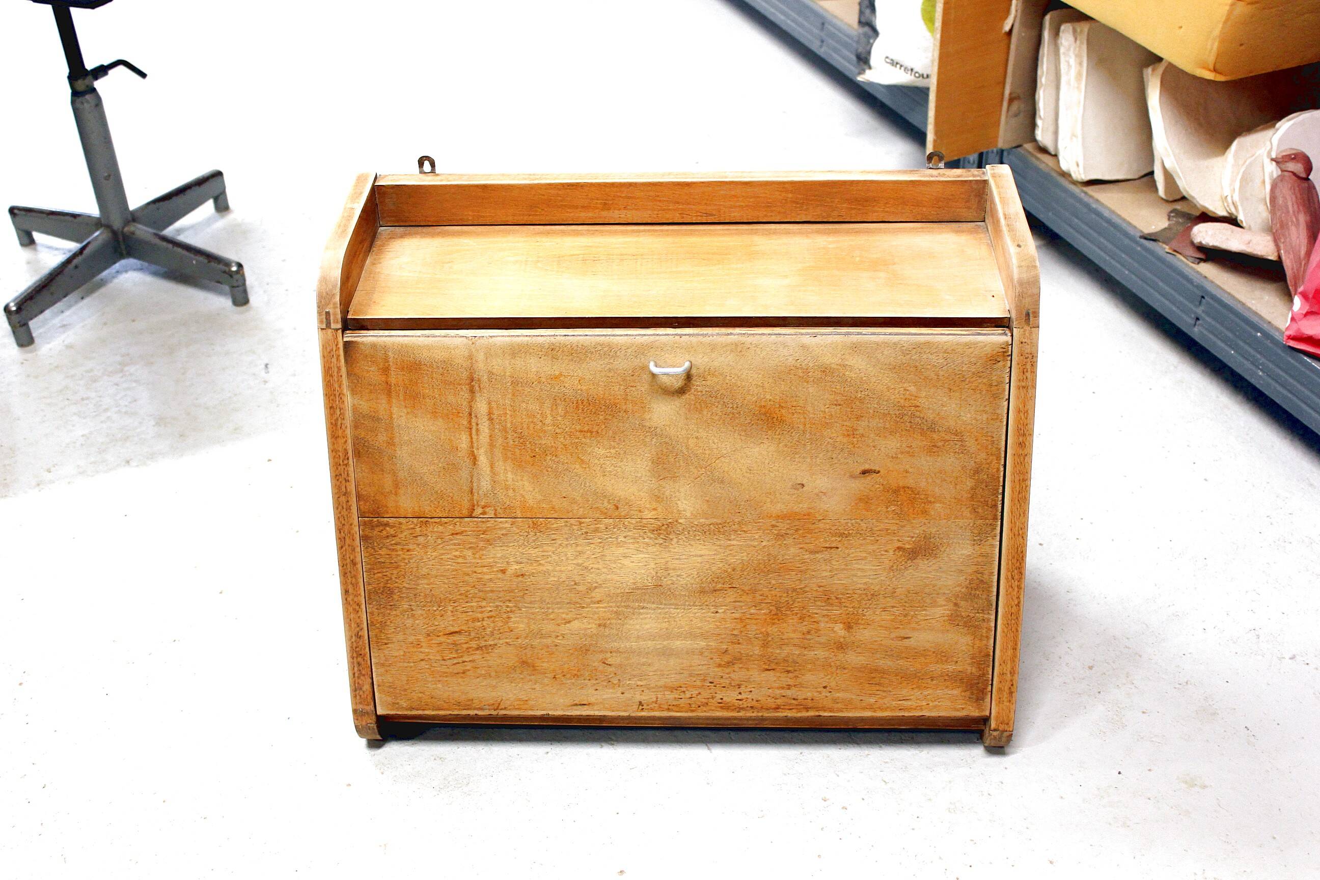 Vintage Scandinavian wall-mounted desk from the 60s