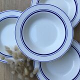 Hollow plates with blue trim Quadrifoglio