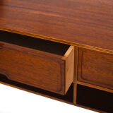 Fine danish teak wing shelf system 1950s