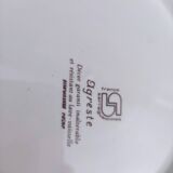 Sarreguemines eared pie or cake dish, Agreste model