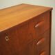 Teak chest of drawers, Danish design, 1970s, production: Denmark