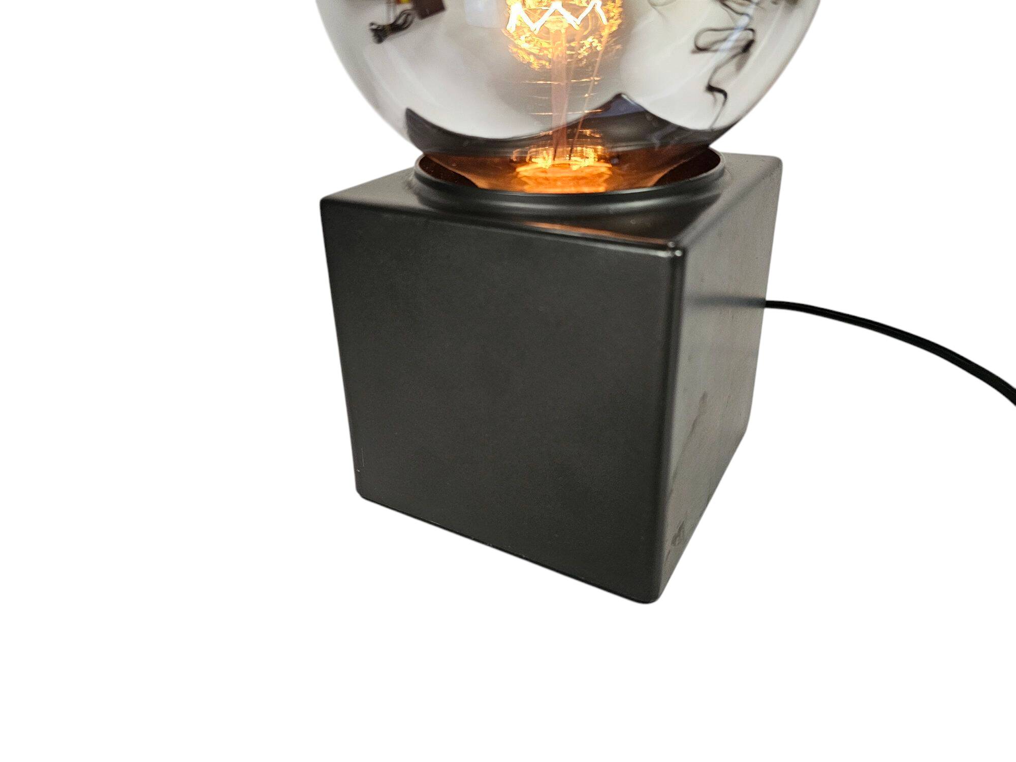 Dutch design - Space Age - Philips design mirror ball lamp - table/desk lam