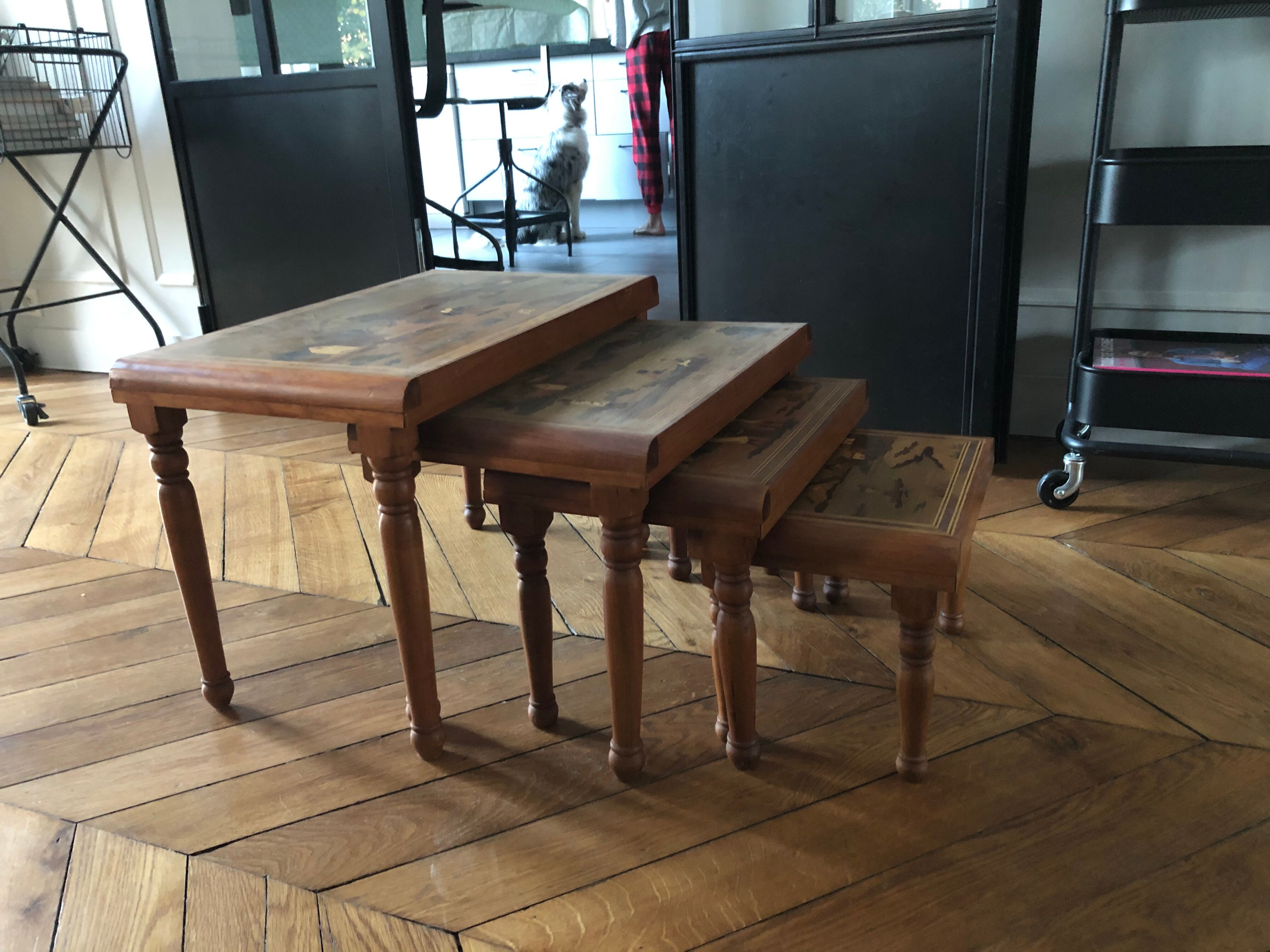 Tables gigognes Madagascar