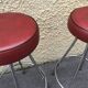 Set of 3 vintage bar stools 1960-1980