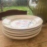 Set of 8 St Amand plates