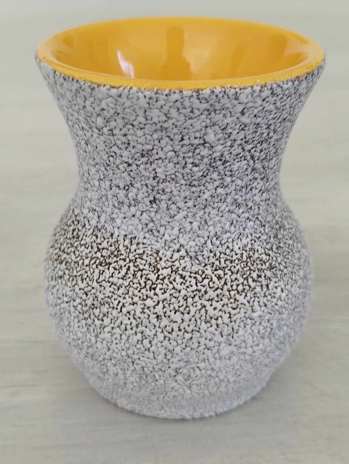 Vallauris ceramic vase signed tess vintage mountain decor