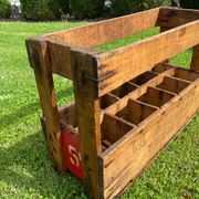Old bottle rack