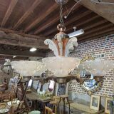 Ezan Art Deco 6-light chandelier