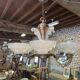 Ezan Art Deco 6-light chandelier