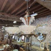 Ezan Art Deco 6-light chandelier