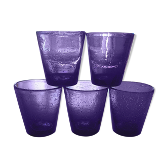Lot of 5 glasses effect SIA bubbles