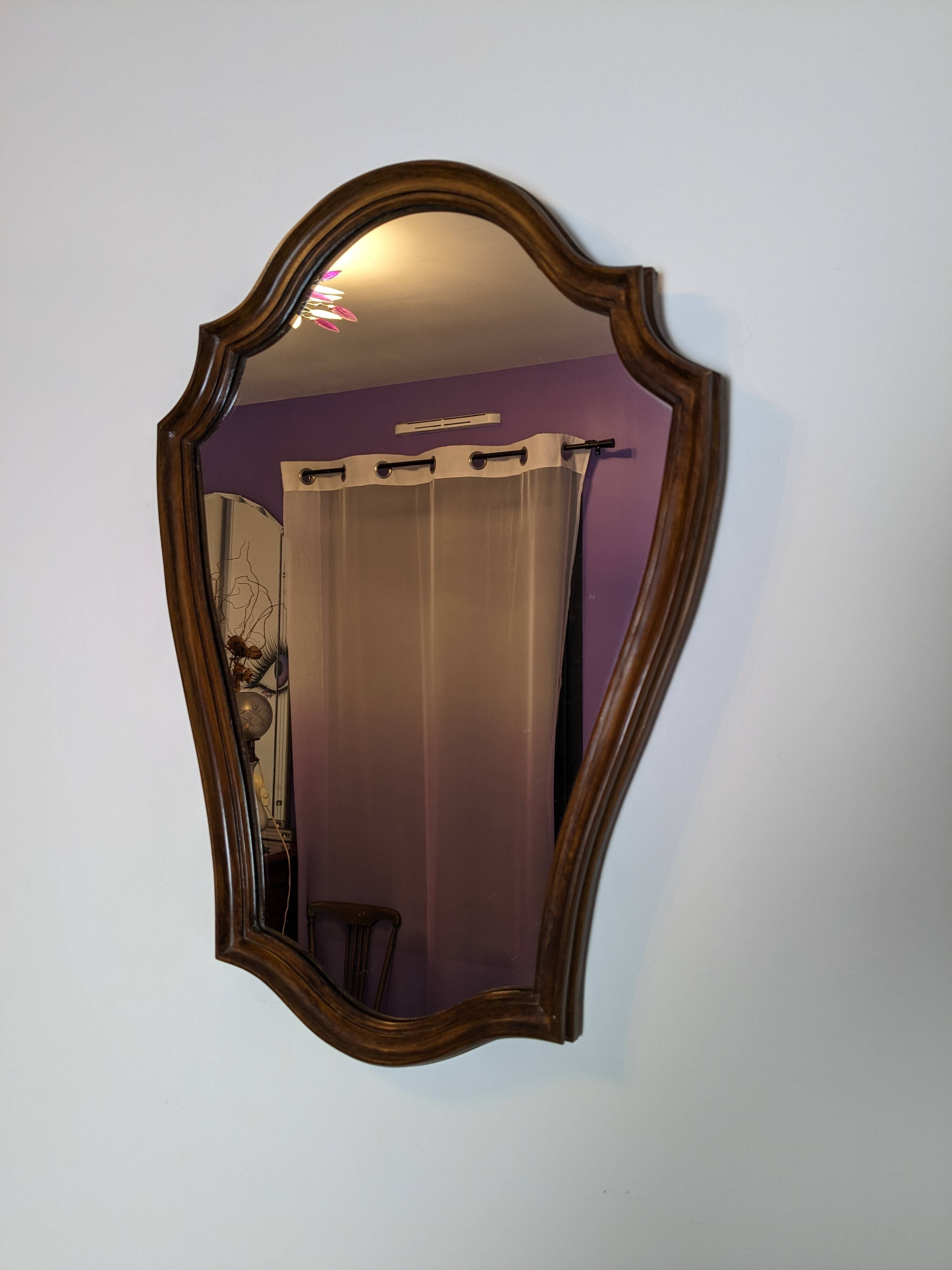 Vintage baroque mirror 55 x 35 cm