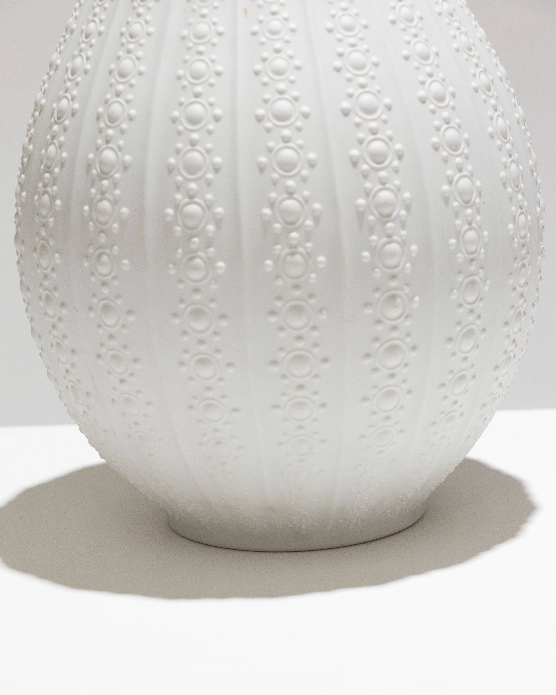 Tall porcelain gourd vase, Heinrich Germany, 1960s