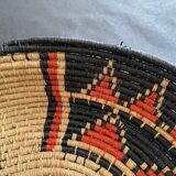 Woven ethnic basket, 60s