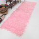 3x10 Dusty Pink Vintage Runner Rug 98x314Cm