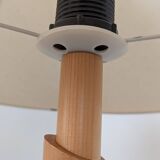 Pair of pine lamps, 1980s