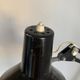 Lampe vintage 1970 d'architecte Twist noire bureau - 70 cm