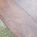 Vintage school desk coffee table with chests