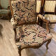 Louis XV style walnut armchair