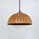 Large Wooden Pendant Lamp