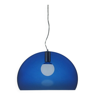 Lampe suspension Fly Kartell bleu