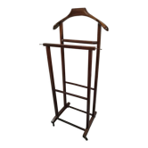 Wooden valet on wheels