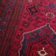 Vintage Iranian rug from the 1950s. Handcrafted, handmade.
