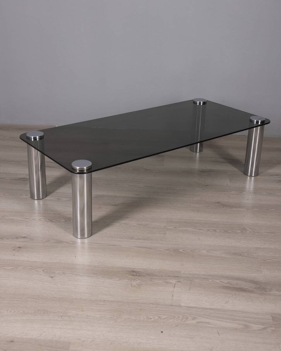 Vintage 1970s coffee table designed by marco zanuso for zanotta