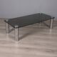 Vintage 1970s coffee table designed by marco zanuso for zanotta