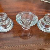 Set of 3 reversible Scandinavian candle holders