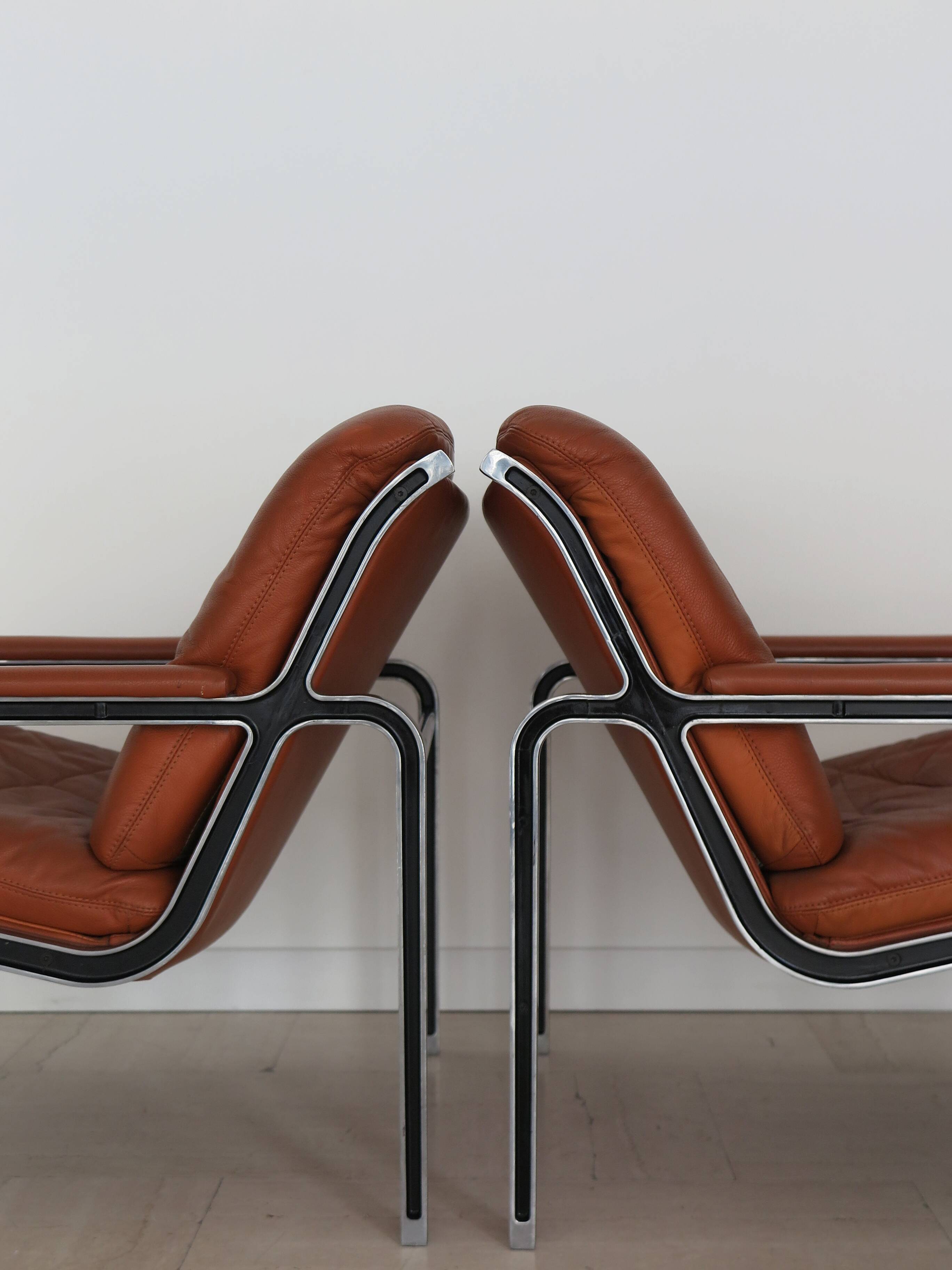 Andre Vandenbeuck for Strassle International armchairs model Aluline, Switzerland 1960s