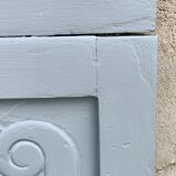 Painted art deco bedhead