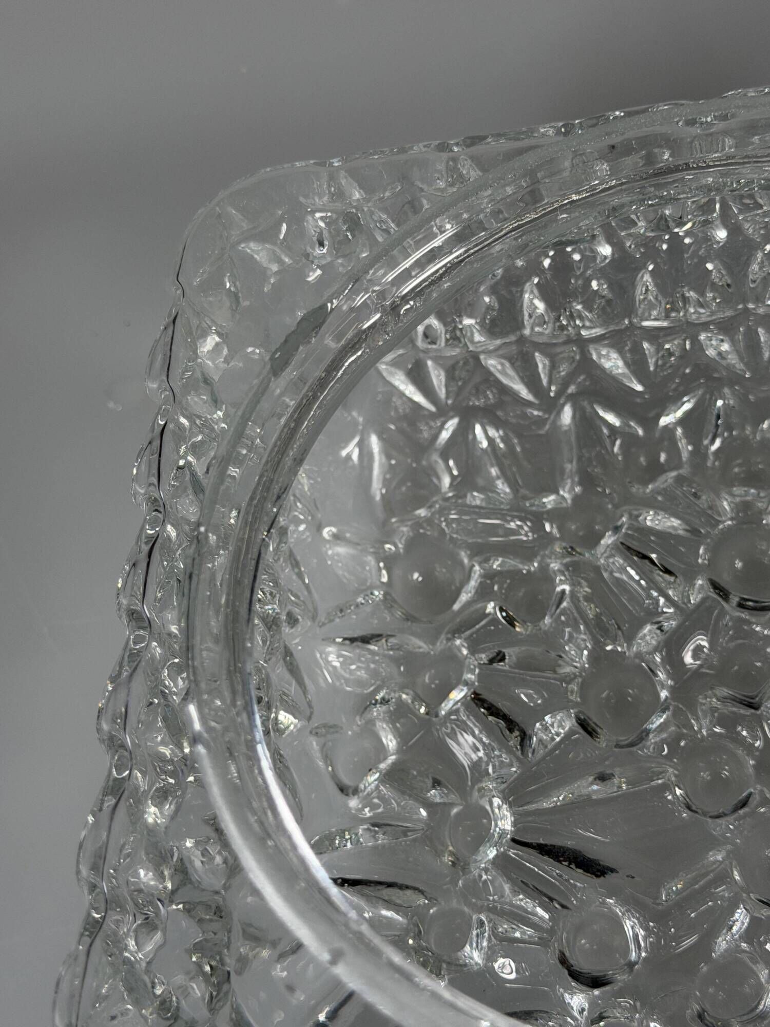 1960s 1970s Ceiling or Wall Lamp Bubble Glass Germany Space Age Design