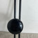 Vintage metal wall coat rack