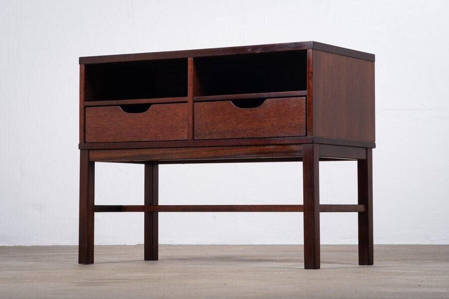 Mahogany Hall Table by Severin Hansen, Denmark, 1950s