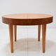 Mid-century  Round Folding dining table  by Jindrich Halabala ,Czechoslovakia,1950‘s.