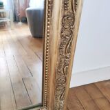 Ancient mirror with golden pediment - 117x76cm