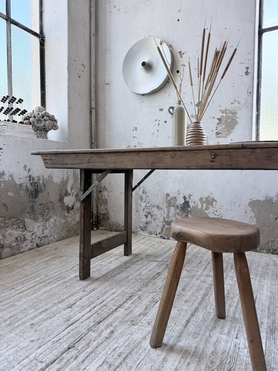 1950 XL folding farmhouse table in pine